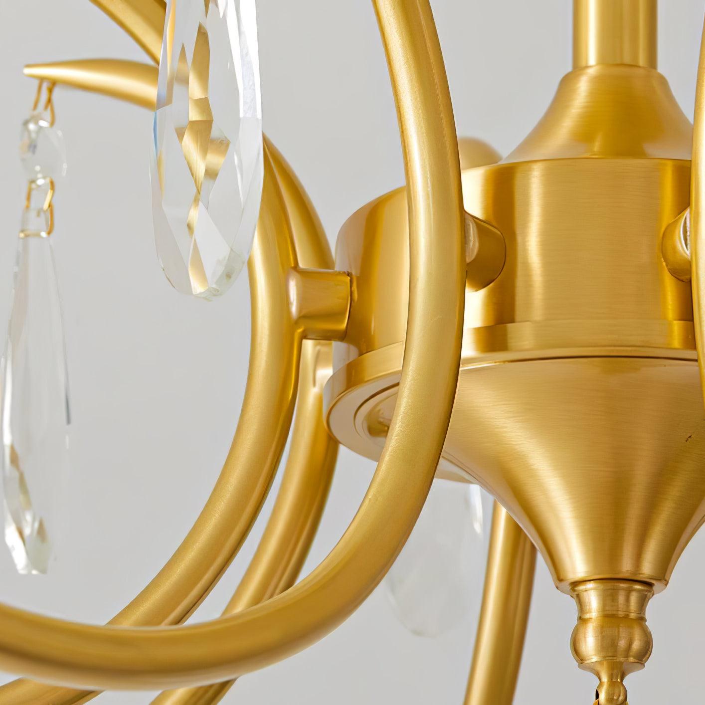 Shell Brass Ceiling Lamp