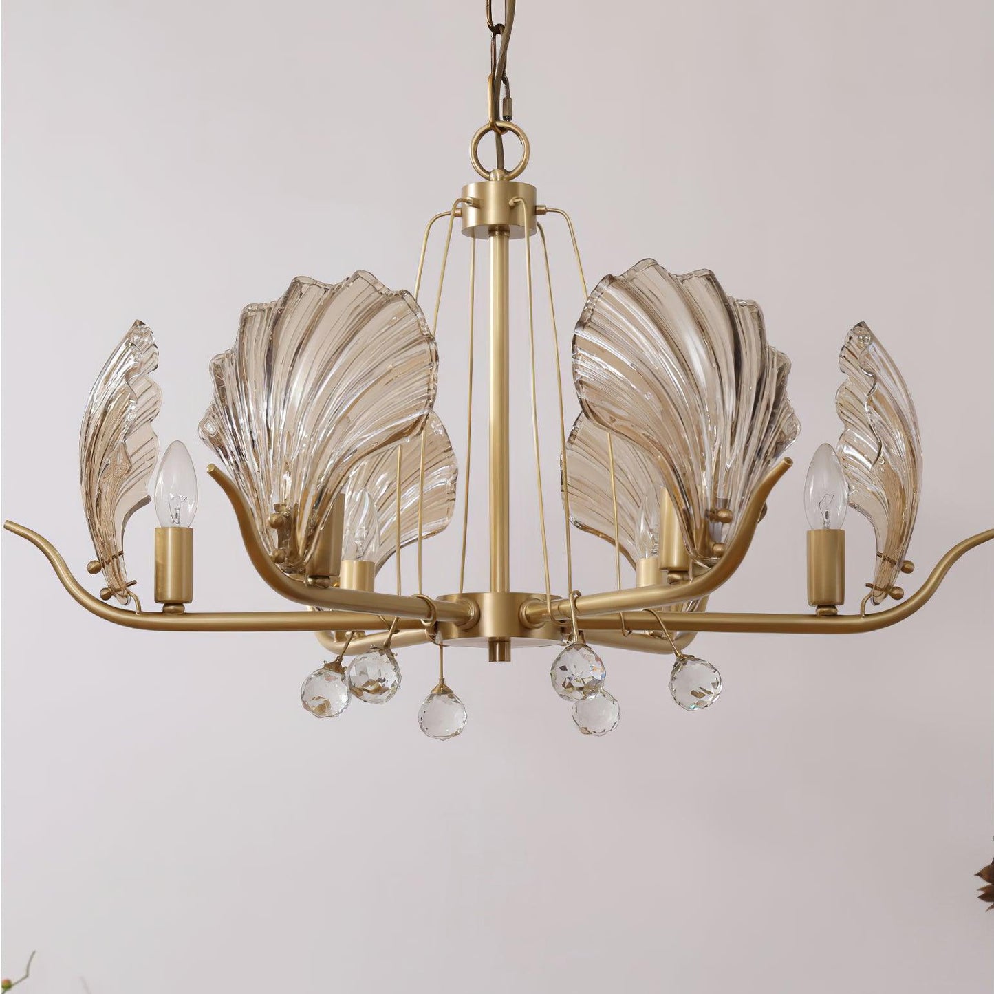 Shell Crystal Chandelier