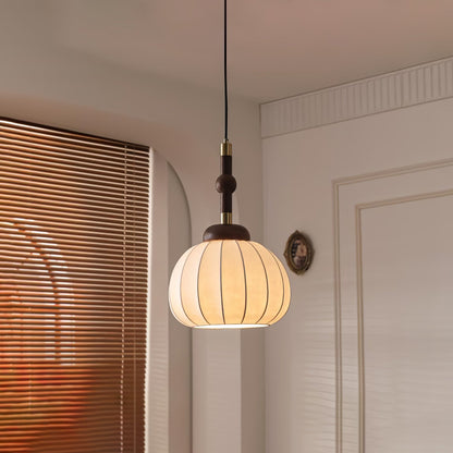 Silk Globe Pendant Lamp