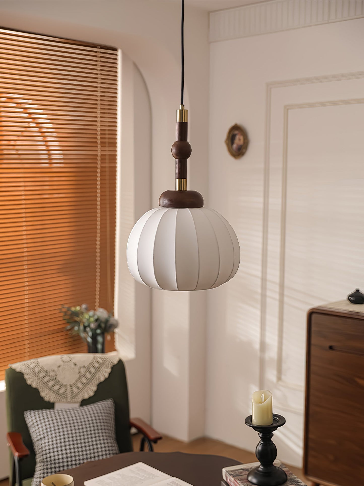 Silk Globe Pendant Lamp