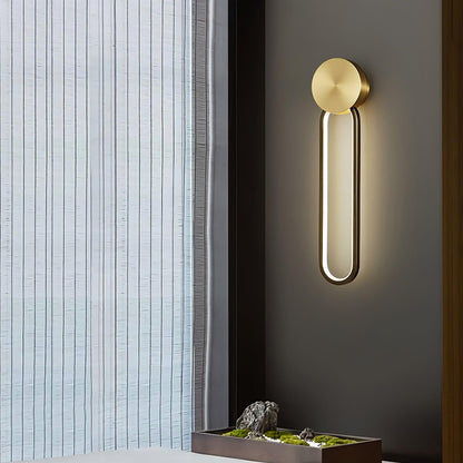 Simple Elliptical Wall Sconce