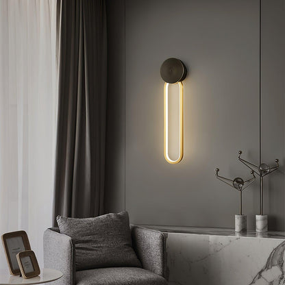 Simple Elliptical Wall Sconce