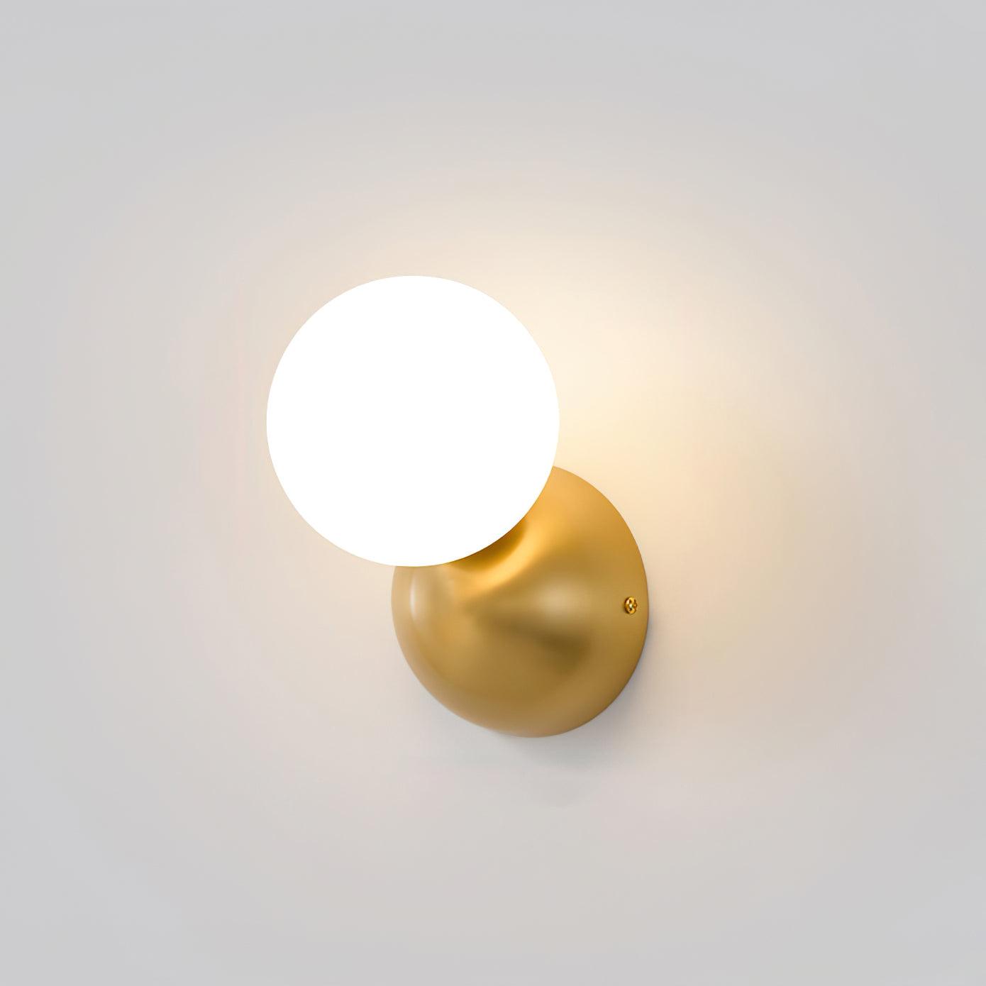 Single Globe Wall Light