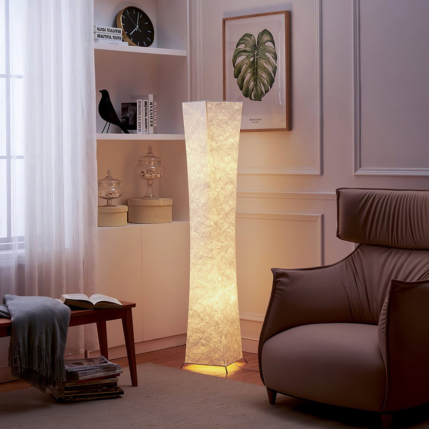 Slim Waist Tower Floor Lamp