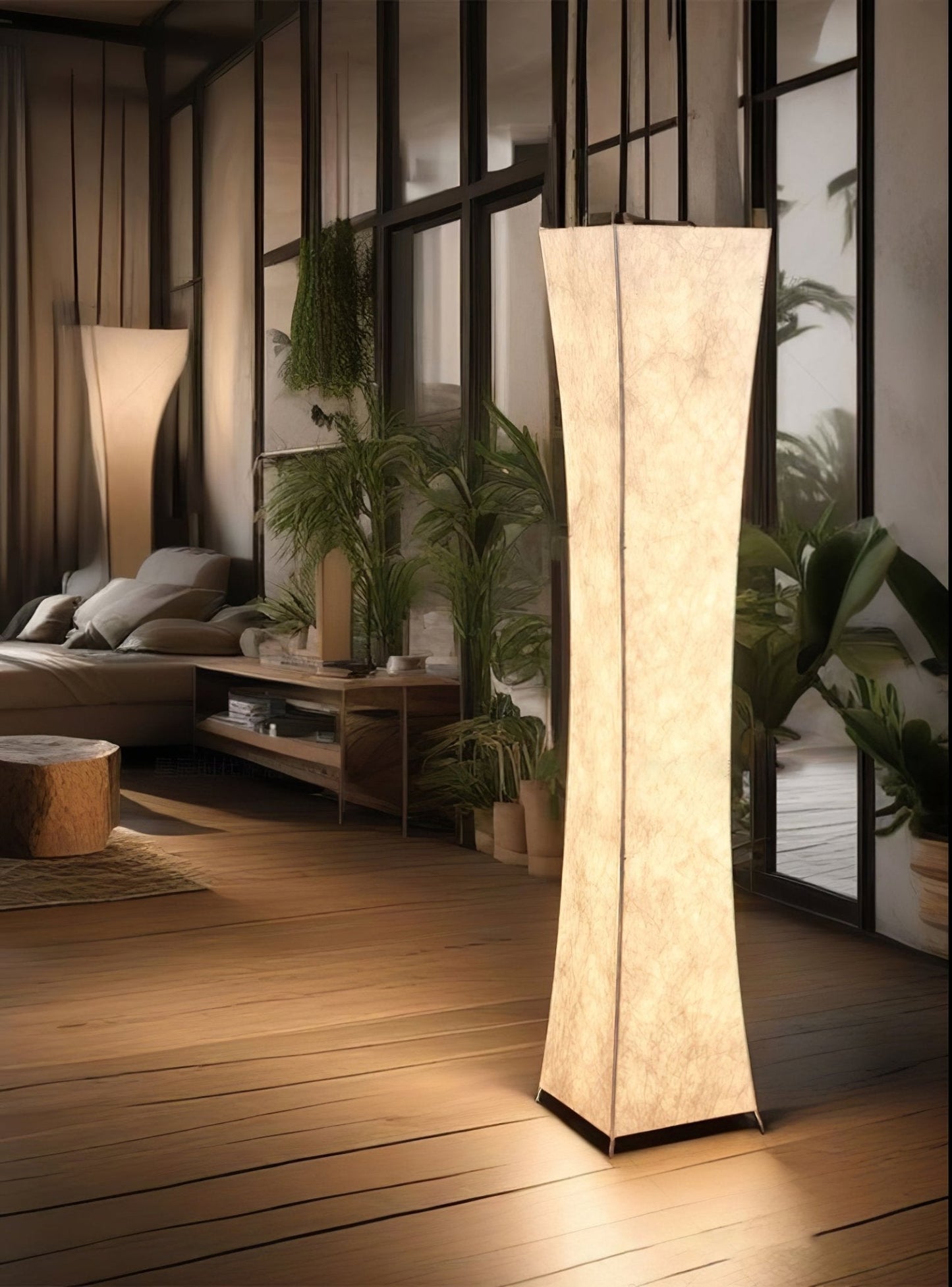 Slim Waist Tower Floor Lamp