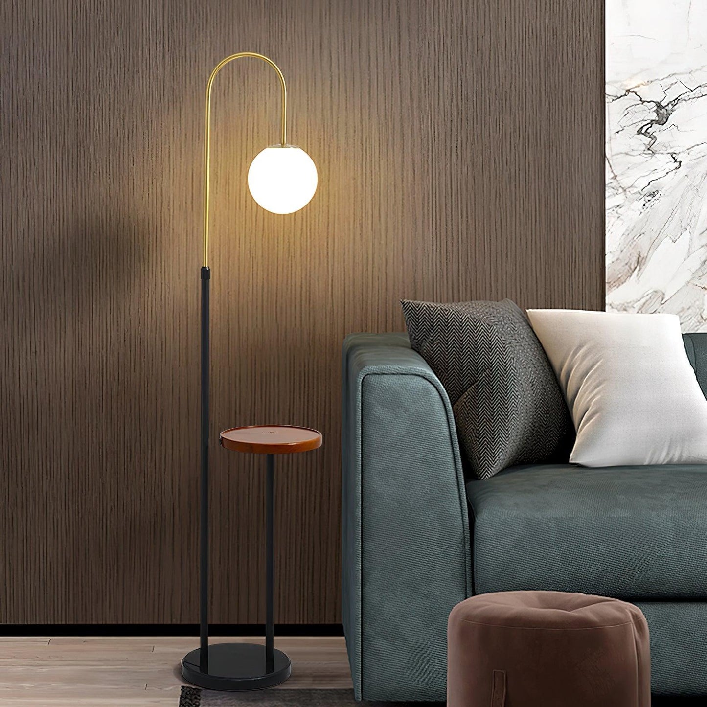 Small Bubble Table Floor Lamp