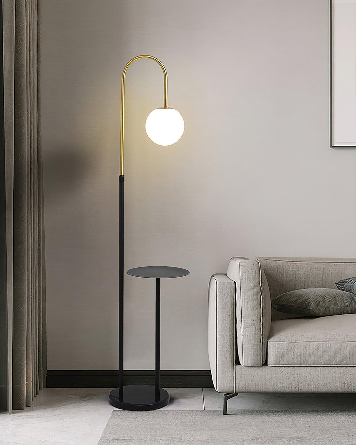 Small Bubble Table Floor Lamp