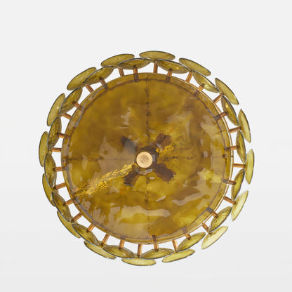 Solaris Disc Murano Chandelier