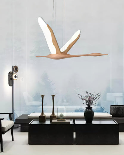 Solitude Crane Pendant Lamp