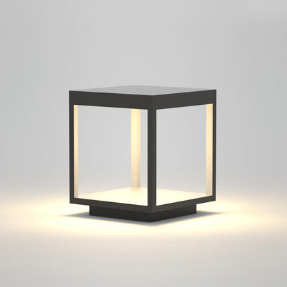 Square Frame Post Outdoor Light