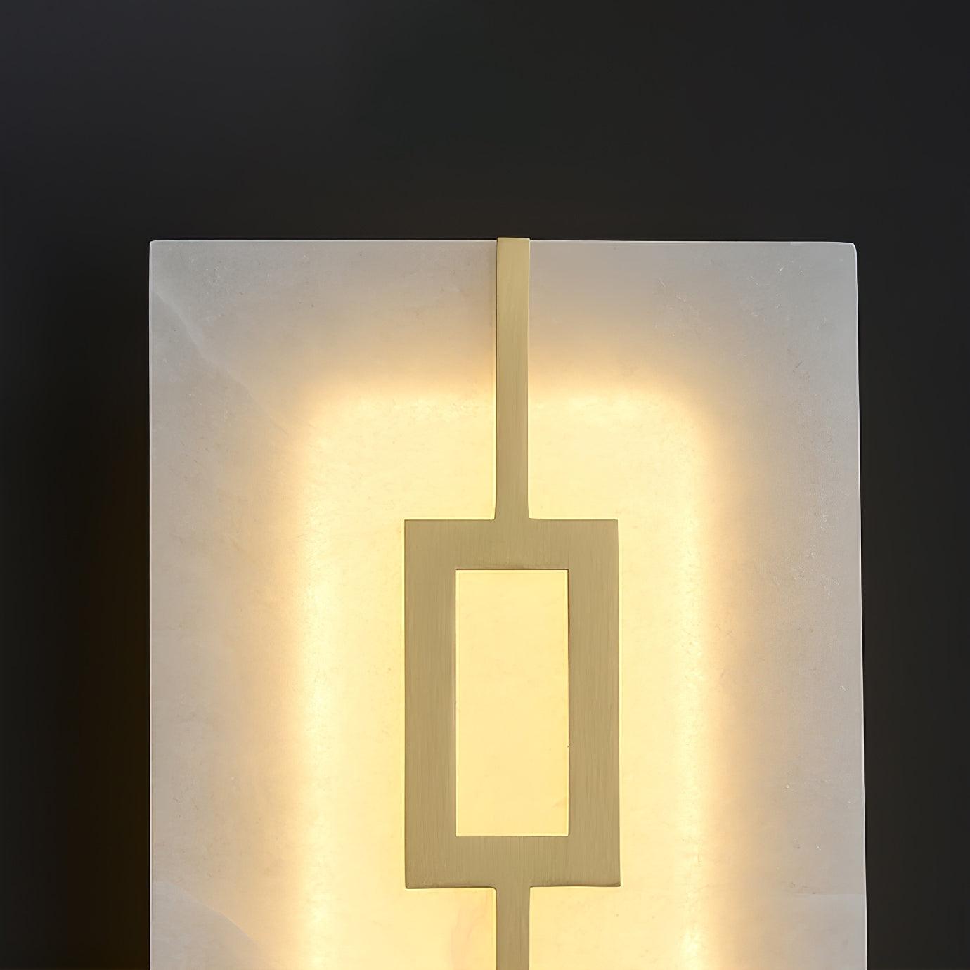 Square Marble Wall Lamp
