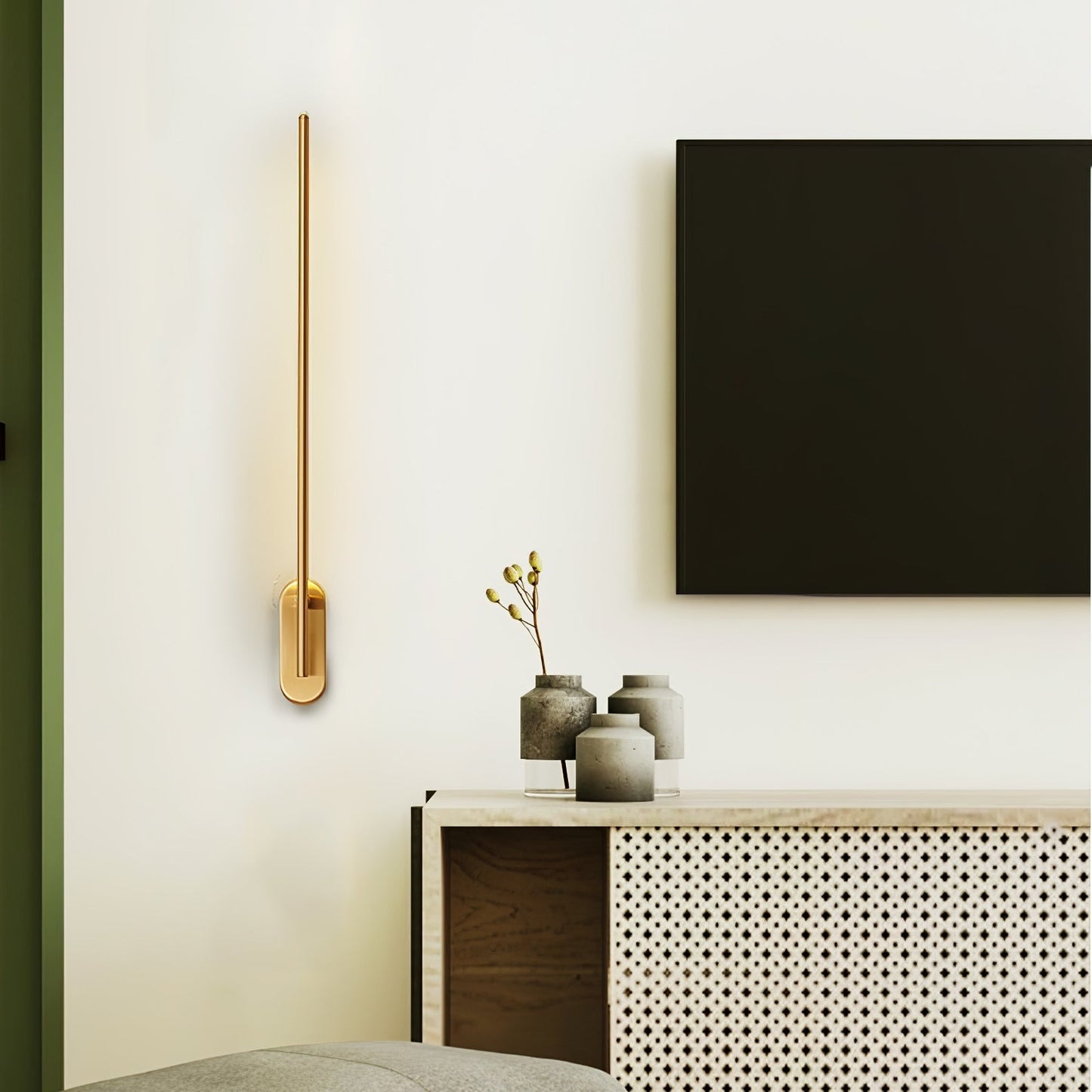 Stick Shaped Plug In Sconce