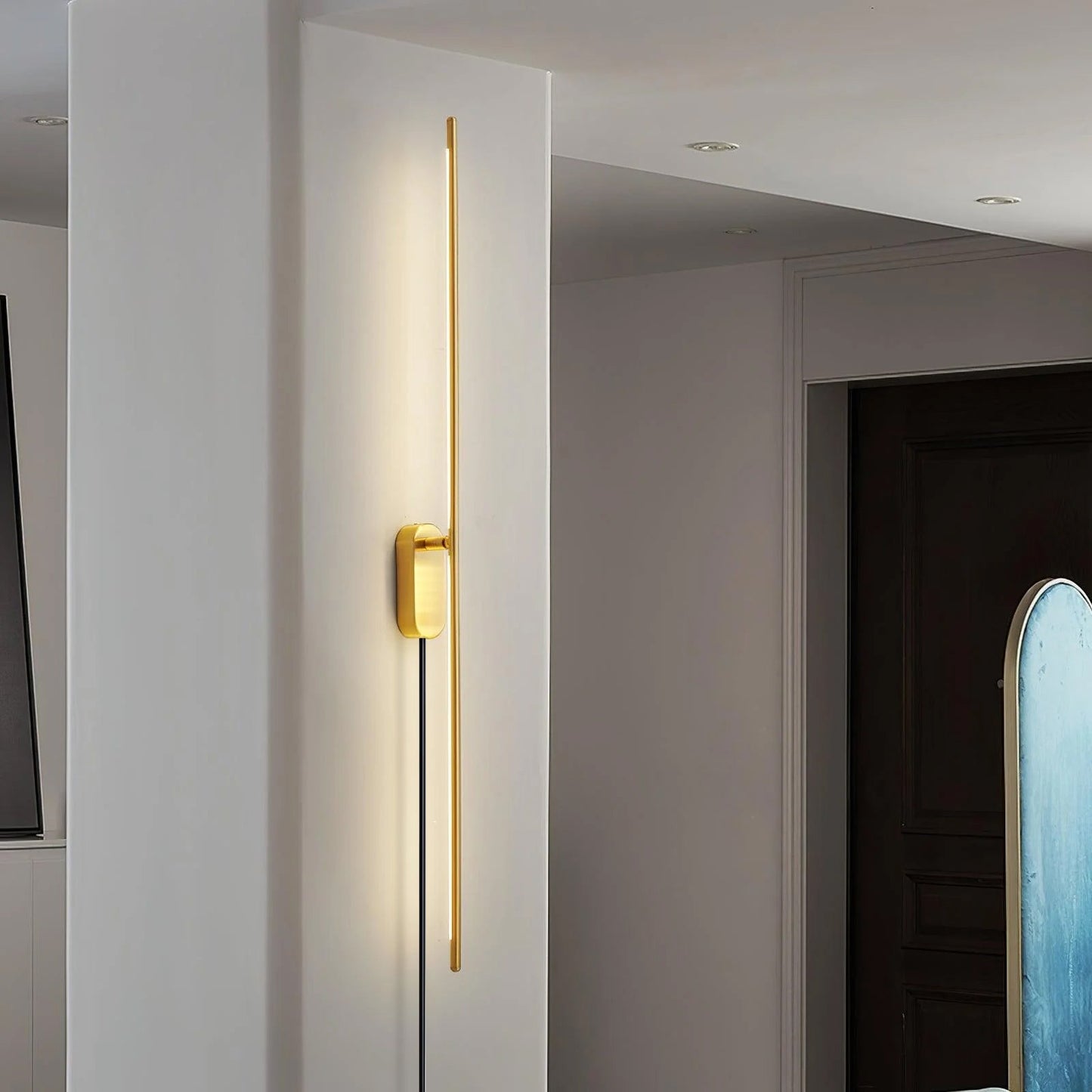 Stick Shaped Plug In Sconce