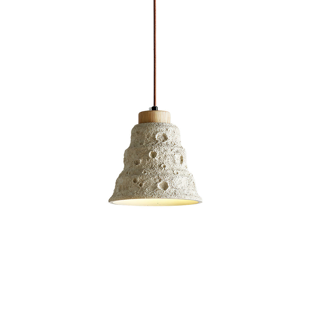 Stone Bell Pendant Light