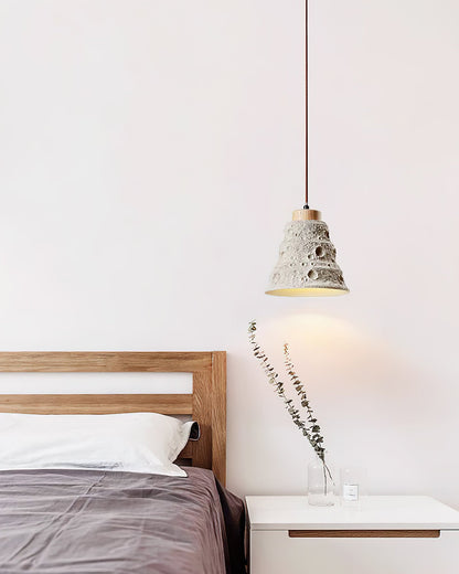 Stone Bell Pendant Light