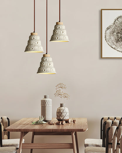 Stone Bell Pendant Light