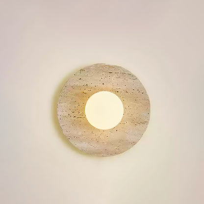 Stone Lunar Eclipse Wall Light