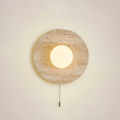 Stone Lunar Eclipse Wall Light