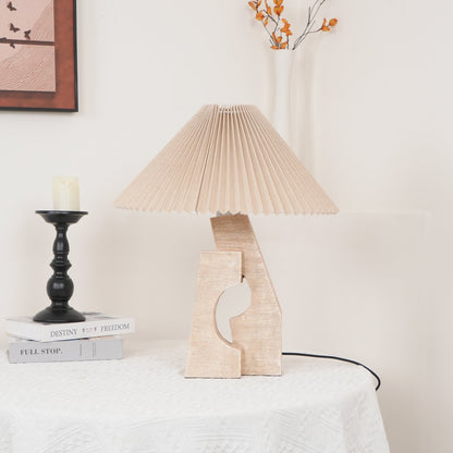 Stone Pillar Table Lamp