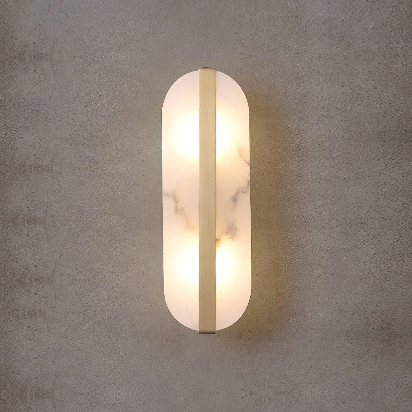 LED-Wandleuchte aus Alabaster von Stone Wall 