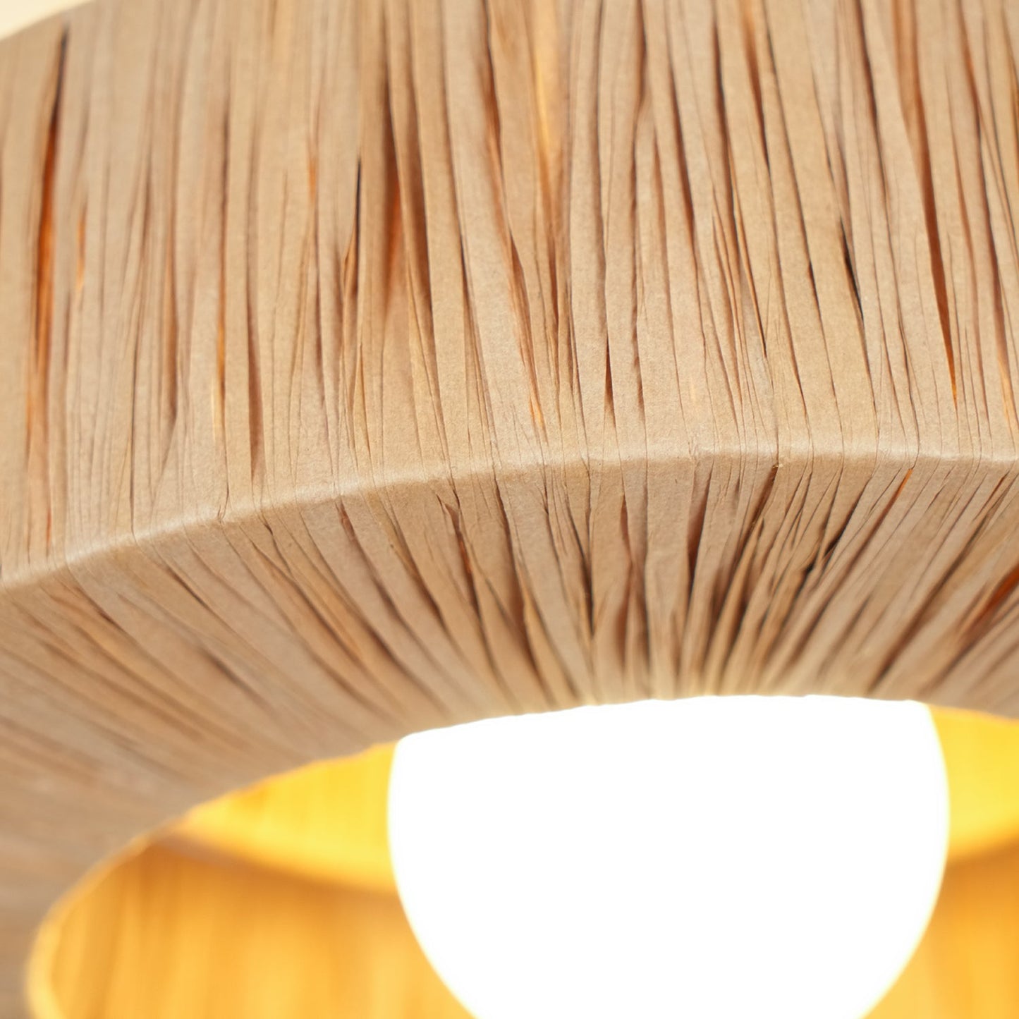 Straw Art Ceiling Lamp