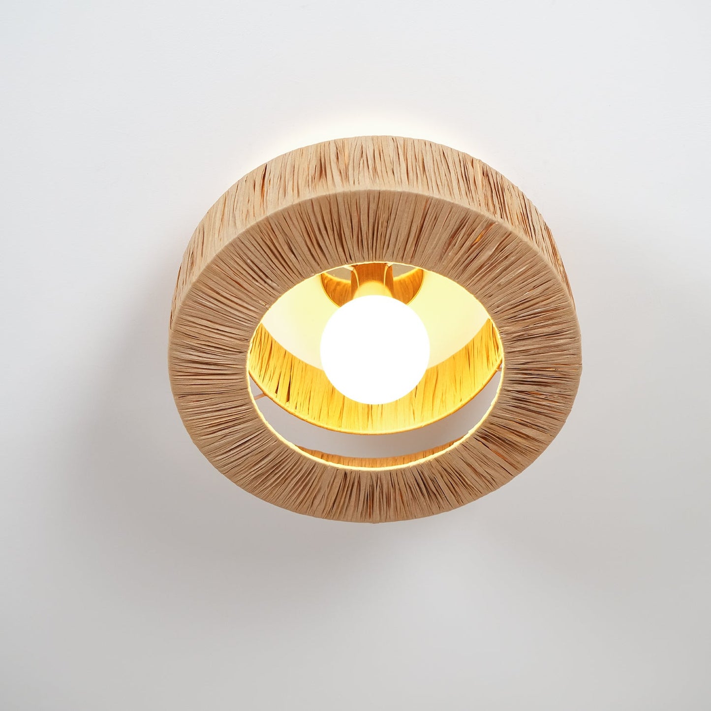 Straw Art Ceiling Lamp