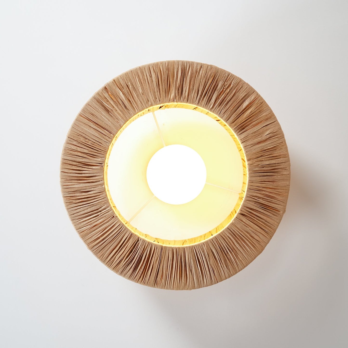 Straw Art Ceiling Lamp