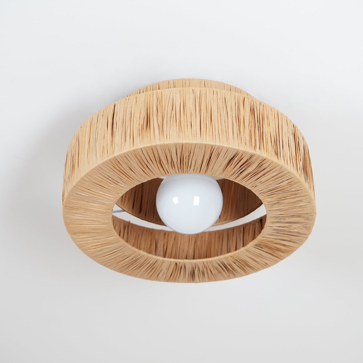 Straw Art Ceiling Lamp