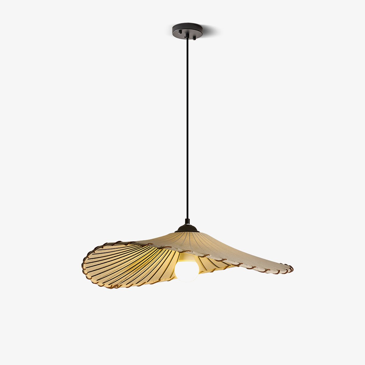 Lotus Leaf Fabric Pendant Light