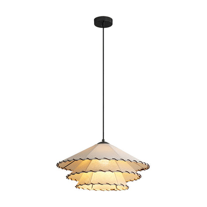 Lotus Leaf Fabric Pendant Light