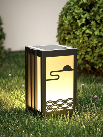 Sunrise Pattern Outdoor Light