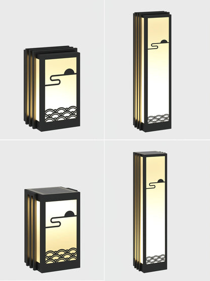 Sunrise Pattern Outdoor Light