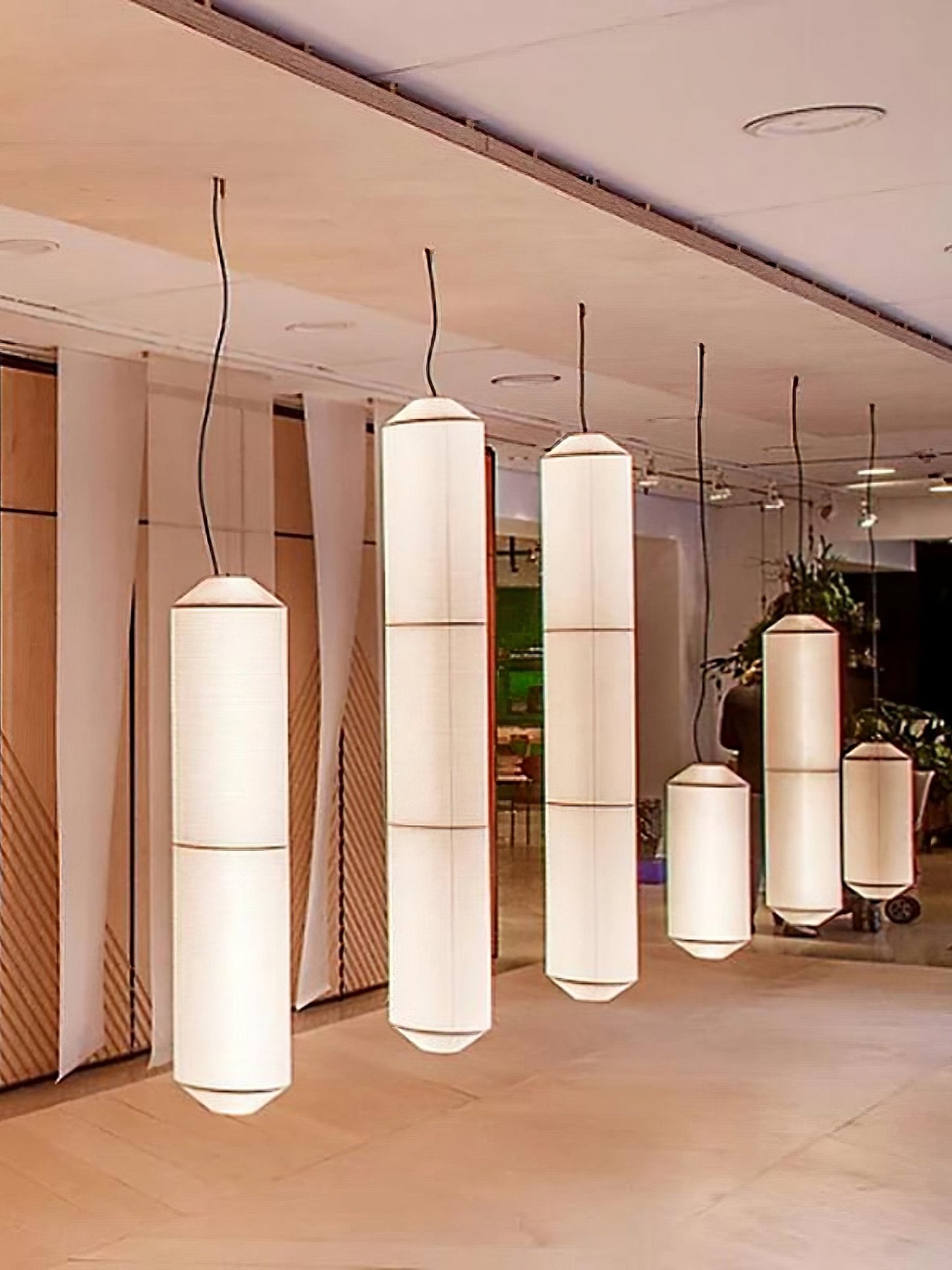 Tekio Imitation Silk Pendant Lamp