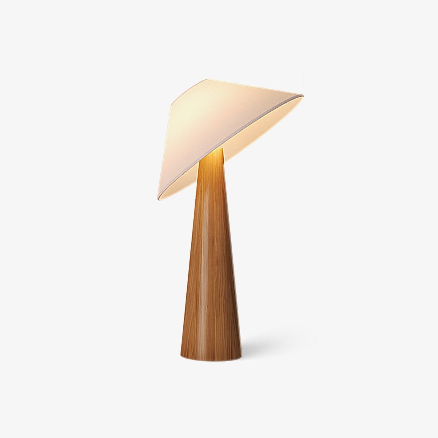 Tilt Hat Wooden Table Lamp