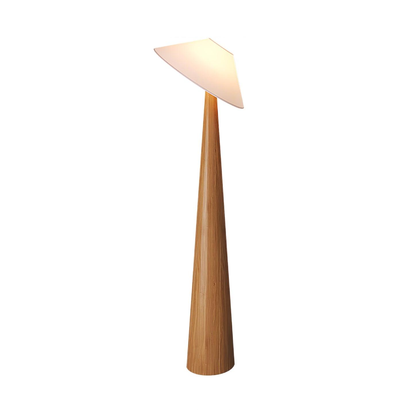 Tilt Hat Wooden Floor Lamp