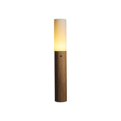 Timber Column Floor Lamp