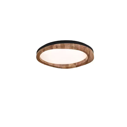 Timber Round Wood Ceiling Lamp