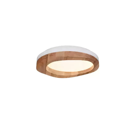 Timber Round Wood Ceiling Lamp