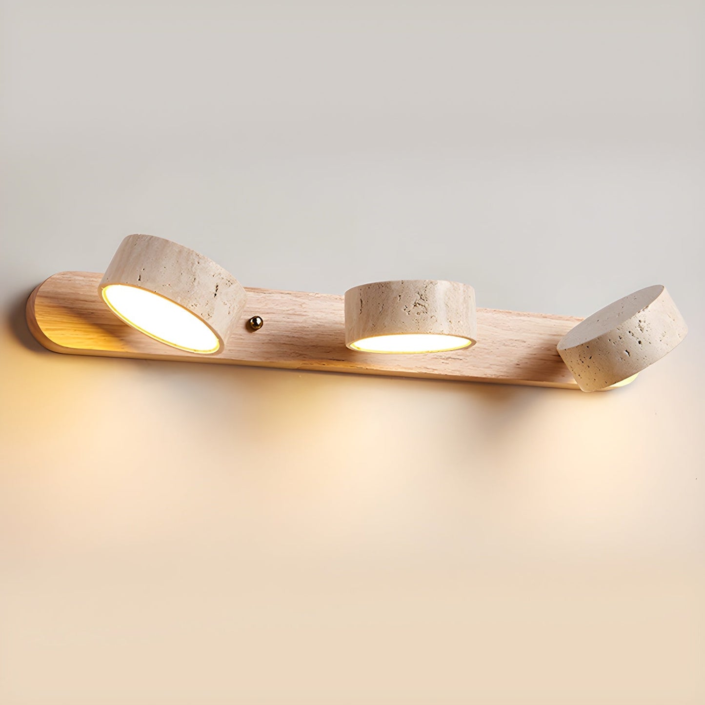 Travertine Duo Wall Light