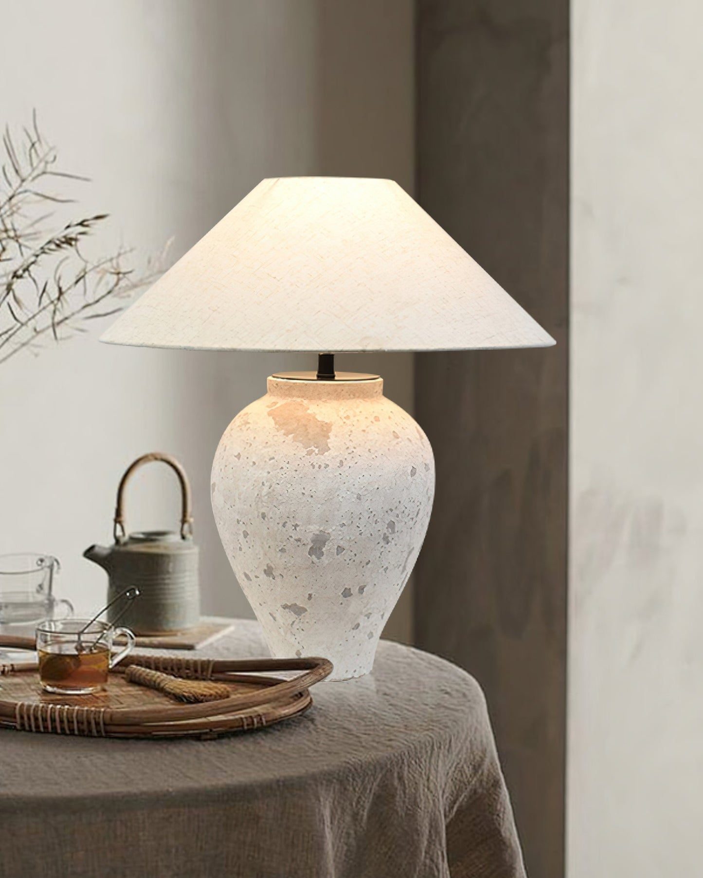 Tuscan Stone Table Lamp