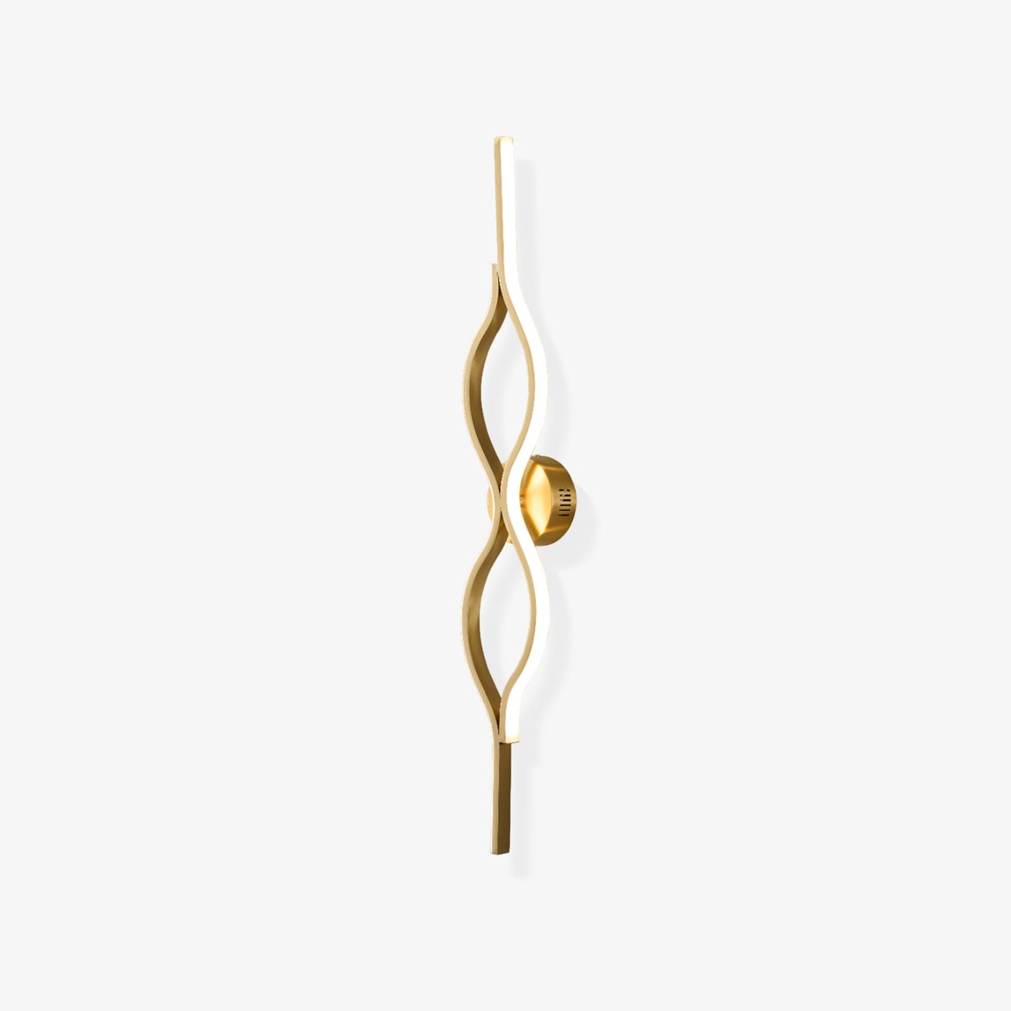 Twist Brass Wall Light