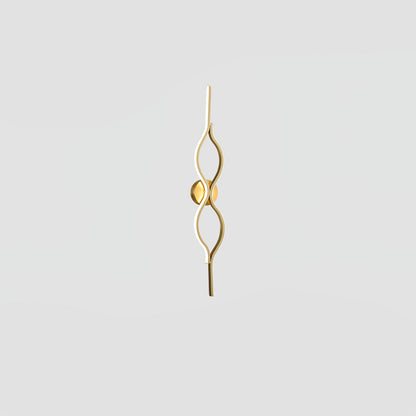 Twist Brass Wall Light