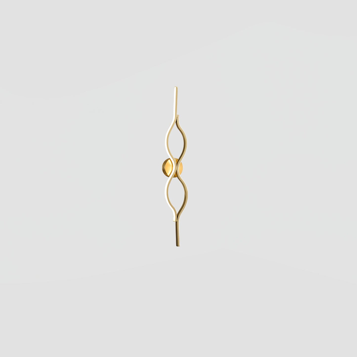 Twist Brass Wall Light