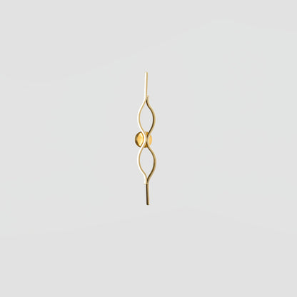 Twist Brass Wall Light