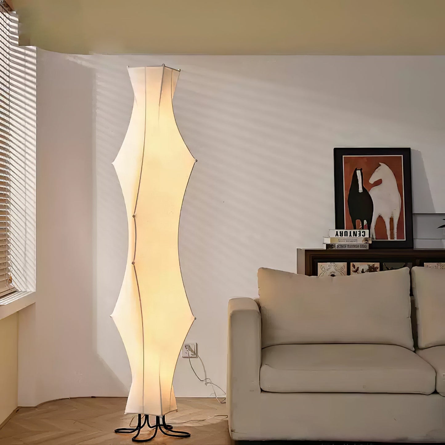 Twist Silk Floor Lamp