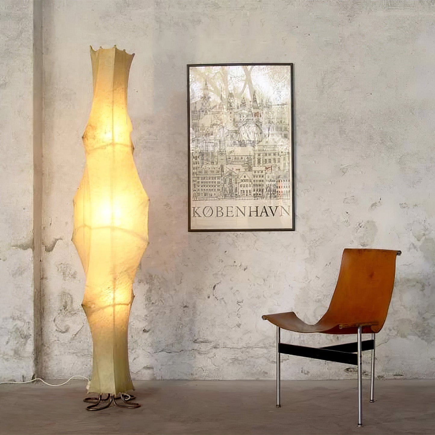 Twist Silk Floor Lamp