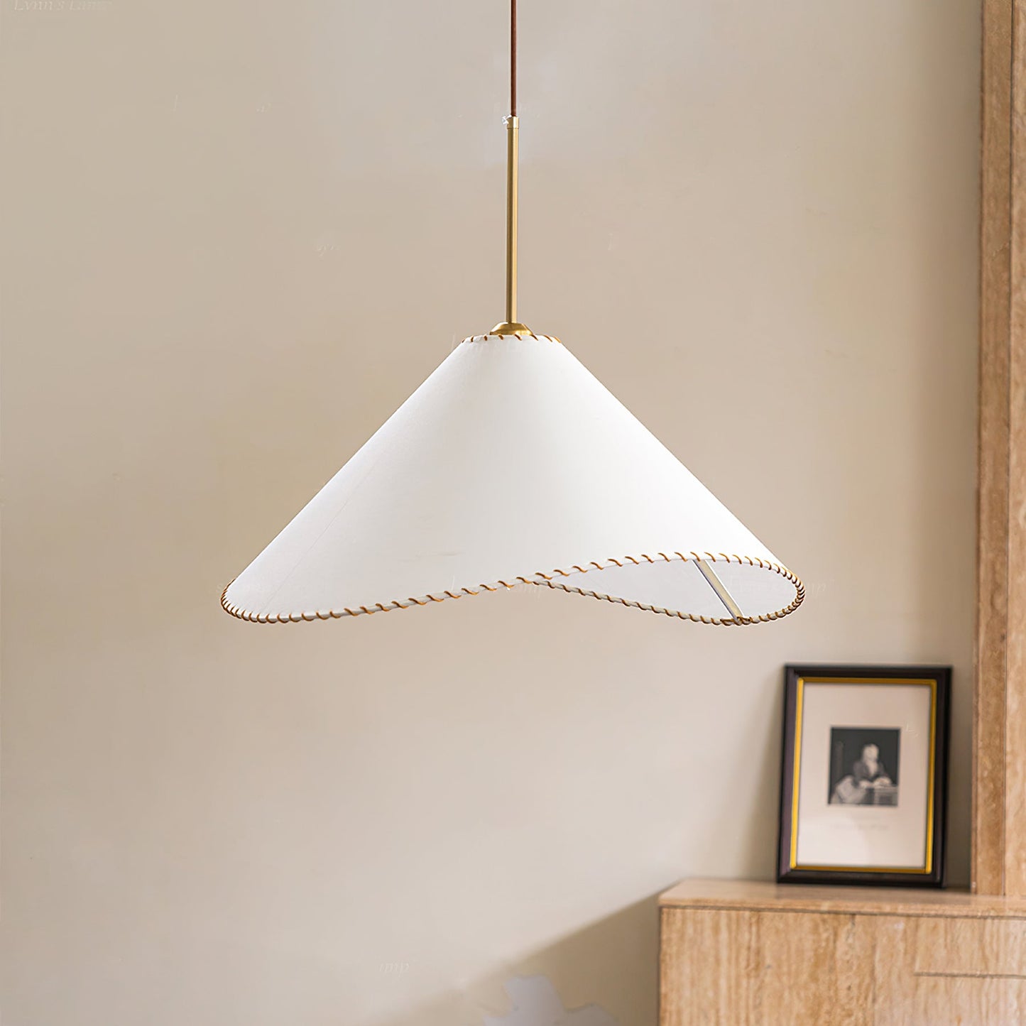 Twisted Shade Pendant Lamp