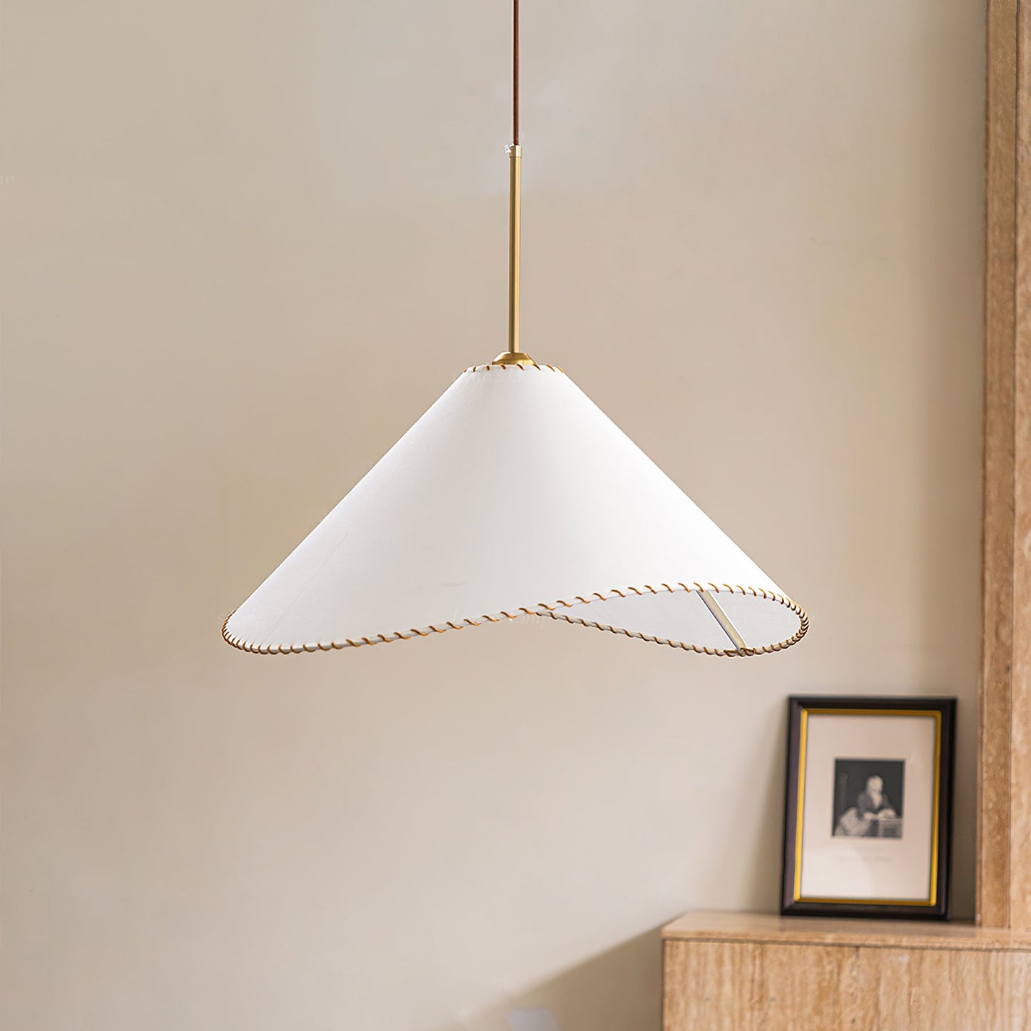 Twisted Shade Pendant Lamp