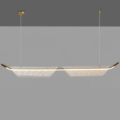 Two Boats Acrylic Pendant Light
