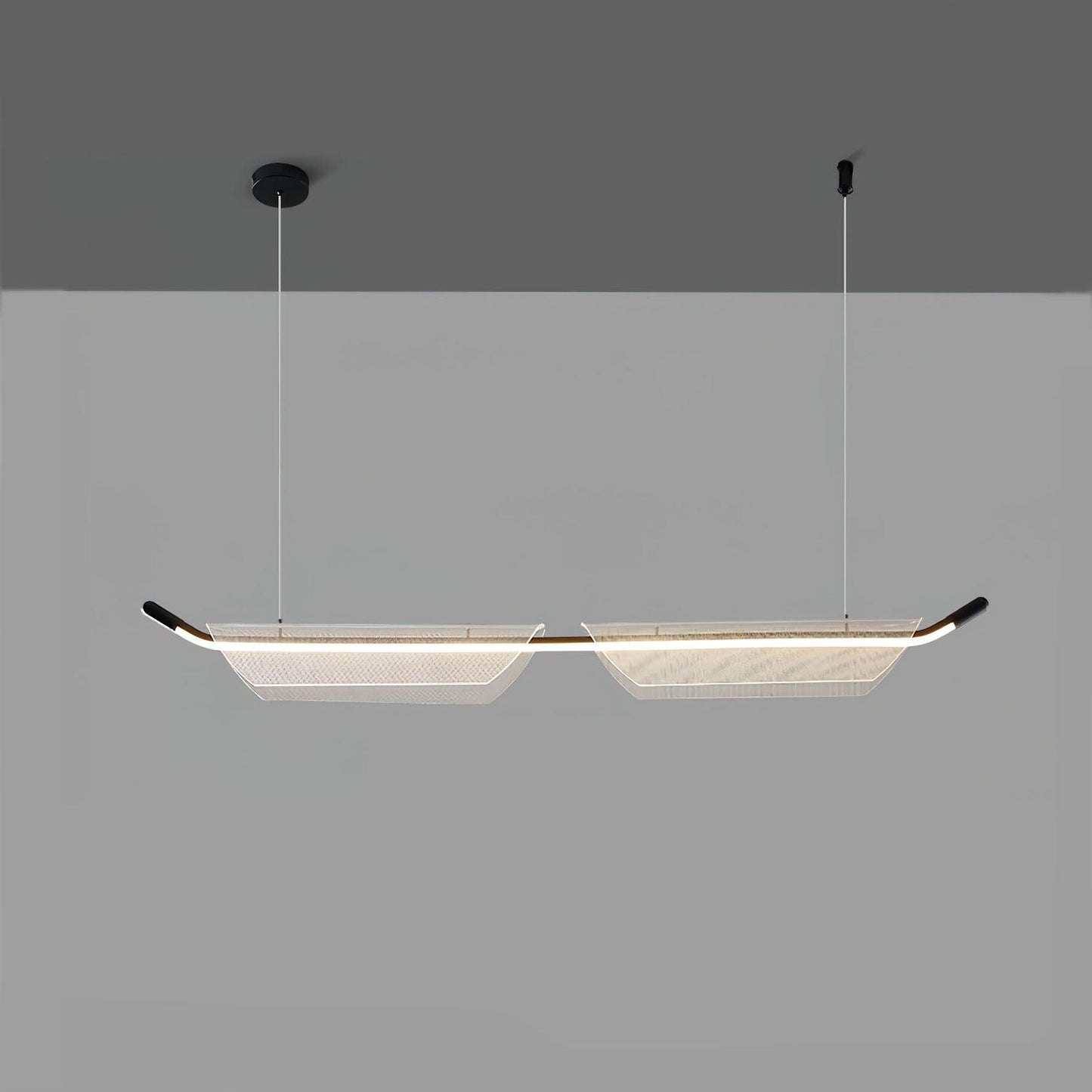 Two Boats Acrylic Pendant Light